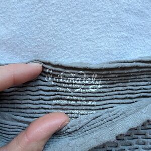 Free people Gray Textured Top